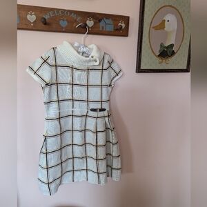 Janie and Jack White Knit Dress